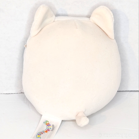 TAGHI 🐶 5" White, Blue & Purple Bull Terrier Dog Squishmallow NWT - Picture 6 of 8